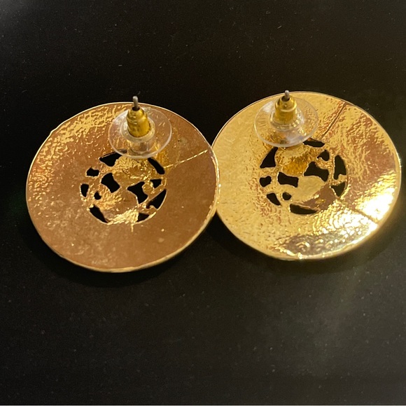 ✨Beautiful Vintage Round Earrings - Picture 2 of 2